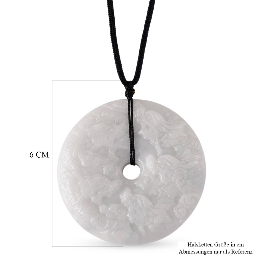 Weiße Jade Halskette Flexibles (ca. 70 cm) ca. 320,00 ct.