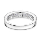 D'Joy Moissanit Ring 925 Silber Rhodiniert (Größe 19.00) ca. 1.00 ct