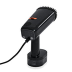 VACUUM GARMENT STEAMER VOLTAGE:220-240V 50/60Hz POWER:2100W WATER TANK CAPACITY:370ML HEATING TIME:28S                                     Air output:32g/min   Suction power: 5000Pa                              Working time: 11mins Cord length:1.8M, exte