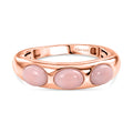 D'Joy AA Rosa Opal Ring 925 Silber 750 rosévergoldet (Größe 18.00) ca. 1,26 ct