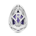 Rhapsody AAAA Tansanit Anhänger 950 Platin ca. 1.00 ct
