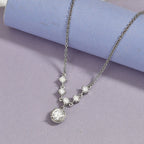 EVER TRUE Moissanit Halskette ca. 50 cm 316L Edelstahl ca. 1.39 ct