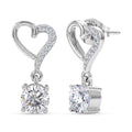 EVER TRUE Moissanit Ohrringe Nickelfreies Messing ca. 1,67 ct.