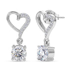 EVER TRUE Moissanit Ohrringe Nickelfreies Messing ca. 1,67 ct.