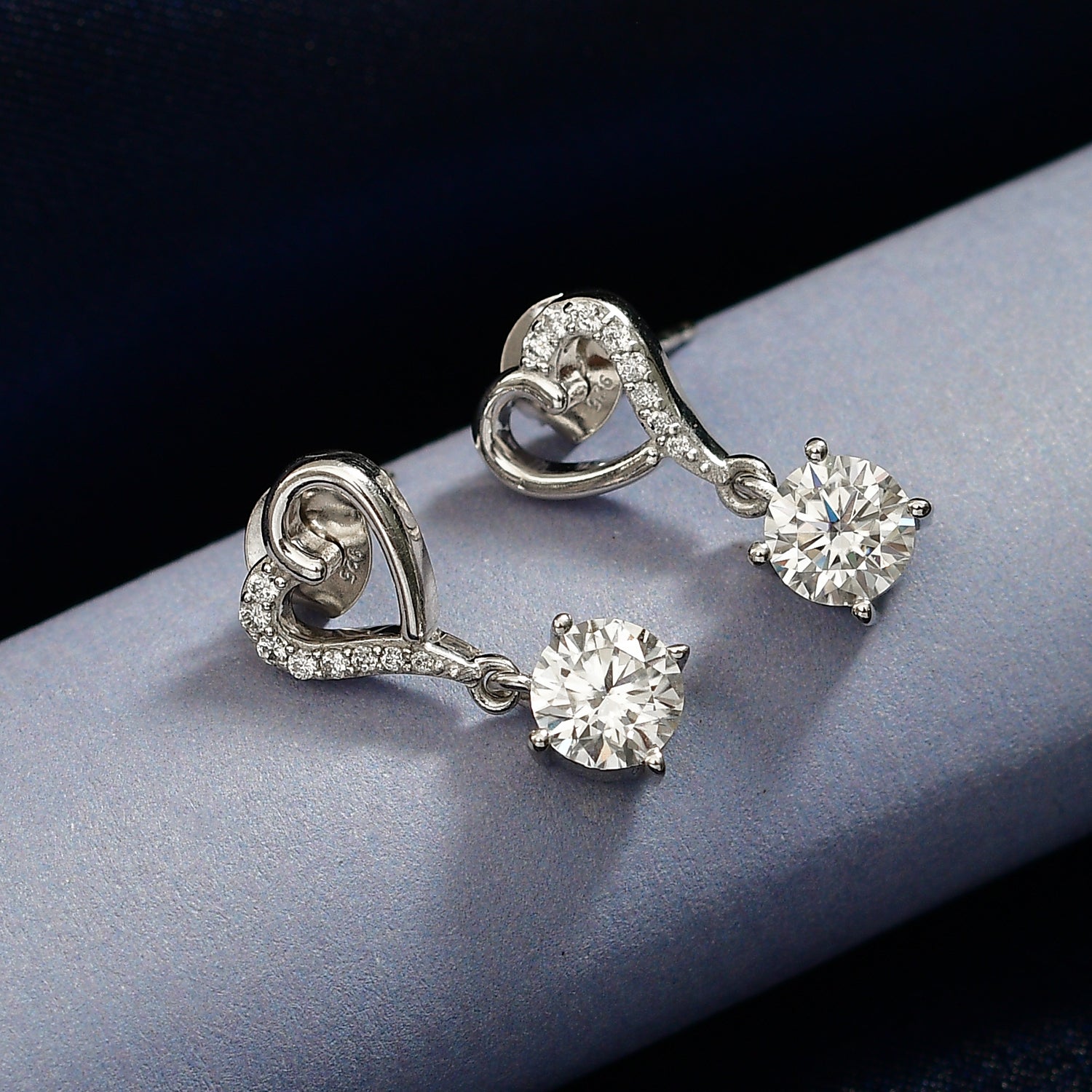 EVER TRUE Moissanit Ohrringe Nickelfreies Messing ca. 1,67 ct.