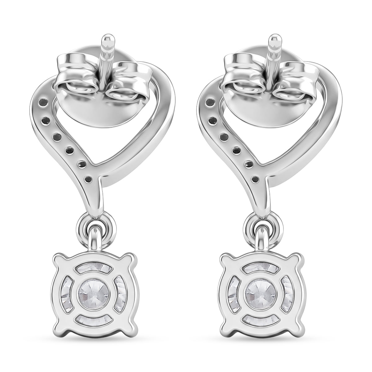 EVER TRUE Moissanit Ohrringe Nickelfreies Messing ca. 1,67 ct.
