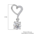 EVER TRUE Moissanit Ohrringe Nickelfreies Messing ca. 1,67 ct.
