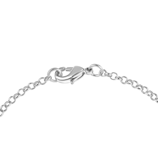 EVER TRUE 120 Facetten Moissanit Armband ca. 19 cm 316L Edelstahl ca. 0.97 ct