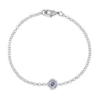 EVER TRUE 120 Facetten Moissanit Armband ca. 19 cm 316L Edelstahl ca. 0.97 ct