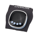 Livmore EMS Low-frequency pulse wrist wrap - Grey 1. Material: Polyester, spandex 2. Voltage: Input DC 5V, output 3.7V 3. Power: Output power 6W 4. Battery capacity: 1200 mA (included) 5. Functions: 6 modes, 19 intensity Settings, graphene 3 heating Sett