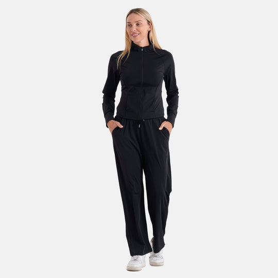 LA MAREY Kühlendes Softkomfort Jacke,  UV Schutz, EU 38-40 (M), Weiß
