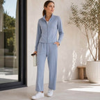 LA MAREY Kühlendes Softkomfort Jacke, UV Schutz, EU 46-48, Blau