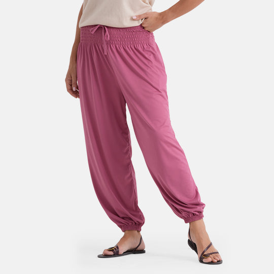LA MAREY Jersey Komforthose mit Smokbund, Einheitsgröße, Blau