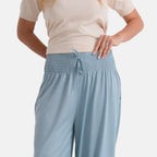 LA MAREY Jersey Komforthose mit Smokbund, Einheitsgröße, Blau