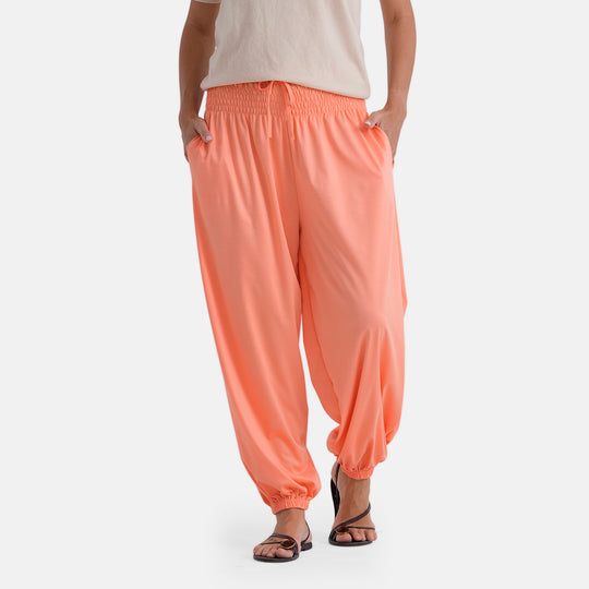 LA MAREY Jersey Komforthose mit Smokbund, Einheitsgröße, Blau
