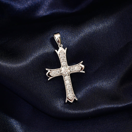 EVER TRUE Moissanit Anhänger Nickelfreies Messing ca. 1.18 ct