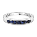D'Joy AA Masoala Saphir (Fissure gefüllt) Ring 925 Silber Antik-silber-Plattierung (Größe 17.00) ca. 0,81 ct
