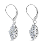 LUXURIANT DIAMOND - Lab Grown Diamant SI-GH Ohrringe 925 Silber Rhodiniert ca. 3,00 ct.
