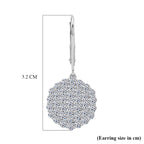 LUXURIANT DIAMOND - Lab Grown Diamant SI-GH Ohrringe 925 Silber Rhodiniert ca. 3,00 ct.