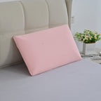 LIVMORE viskoelastisches Kopfkissen mit Kühlbezug, Rosenduft, 70x40x10cm, Rosa