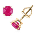 LUXORO AAA Burmesischer Rubin Ohrringe 585 Gold ca. 2,00 ct.