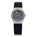 GENOA - J Francis gefertigt mit SWAROVSKI Weißer Swarovski Kristall Uhren 23 cm Reine Legierung