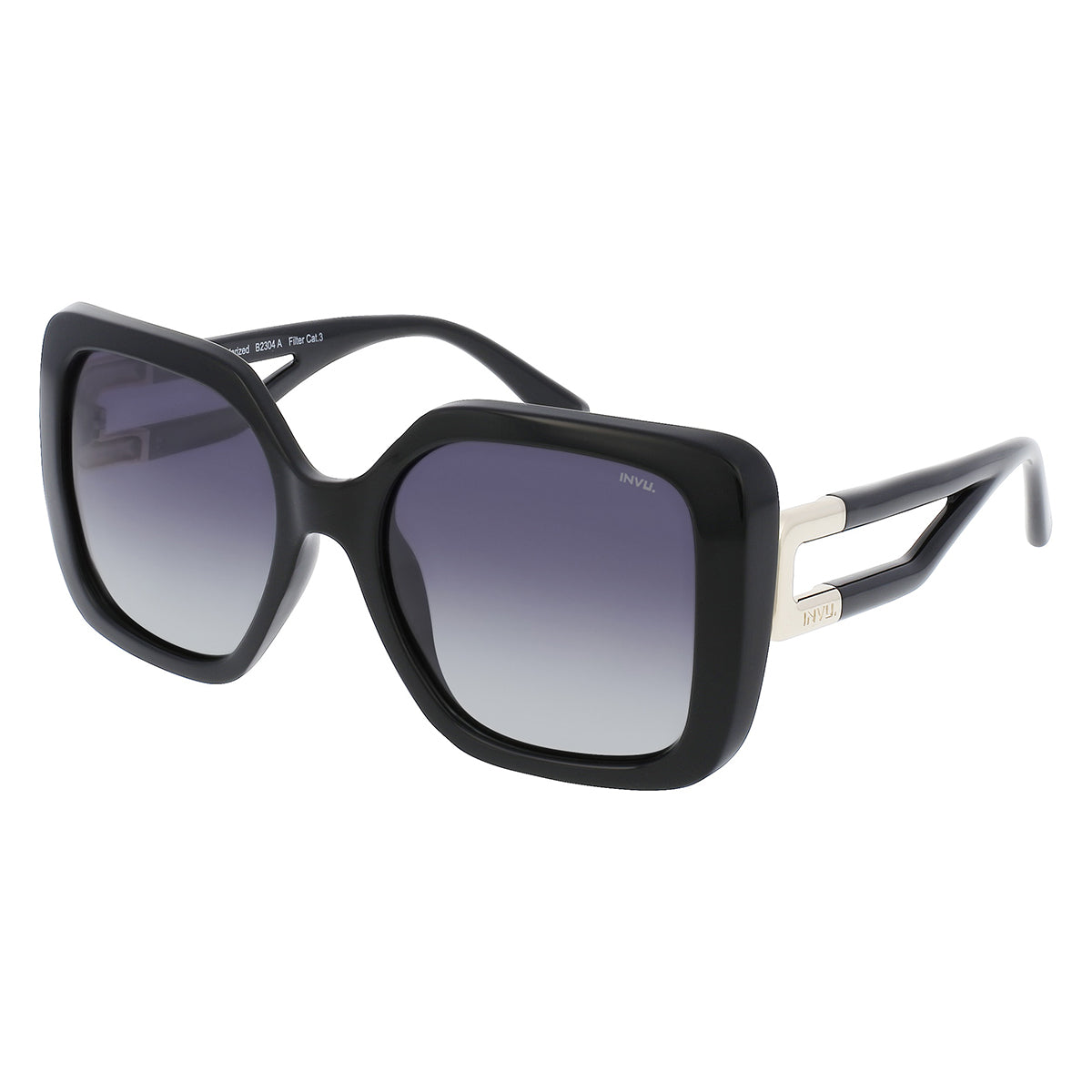 SOLE & LUCE - Swiss Eyewear polarisierte Sonnenbrille, UV 400 Schutz, Schwarz