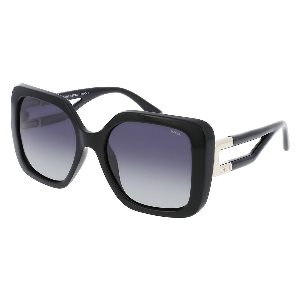SOLE & LUCE - Swiss Eyewear polarisierte Sonnenbrille, UV 400 Schutz, Schwarz