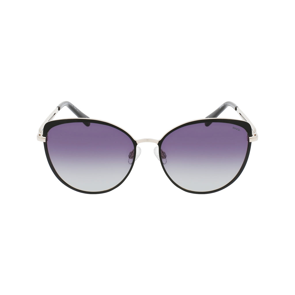 SOLE & LUCE - Swiss Eyewear, Polarized UV 400 Schutz Sonnenbrille, Schwarz,Gelb