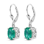 D'Joy Pfau Quarz Triplette Ohrringe 925 Silber Rhodiniert ca. 5,75 ct.