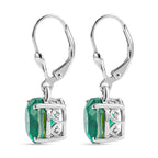 D'Joy Pfau Quarz Triplette Ohrringe 925 Silber Rhodiniert ca. 5,75 ct.