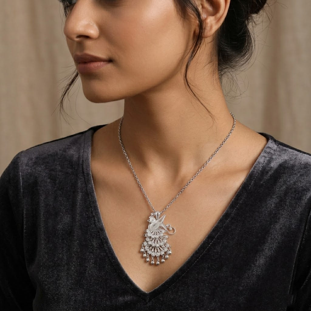 Royal Bali Tarakashi 925 Silber Anhänger ca.