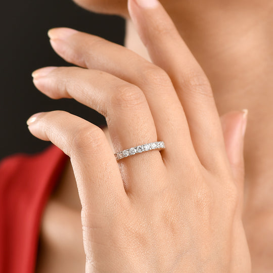 LUXURIANT DIAMOND - Lab Grown Diamant VS-EF SGL zertifiziert  Ring 375 Gold (Größe 17.50) (10-15 Werktage Lieferzeit) ca. 2.00 ct
