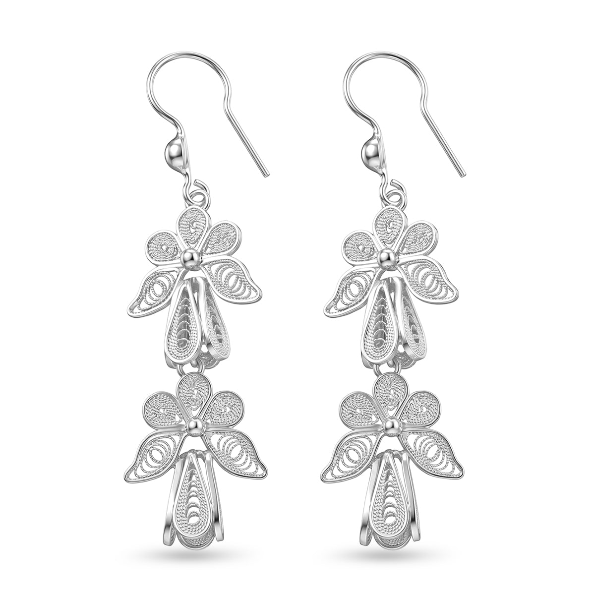 Royal Bali Tarakashi 925 Silber Ohrringe ca