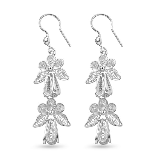 Royal Bali Tarakashi 925 Silber Ohrringe ca