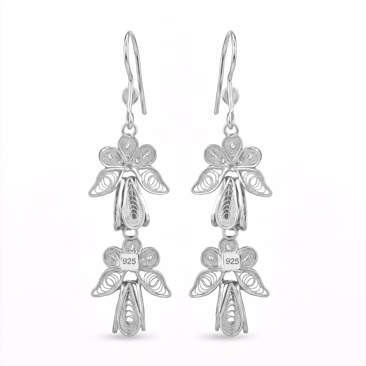 Royal Bali Tarakashi 925 Silber Ohrringe ca