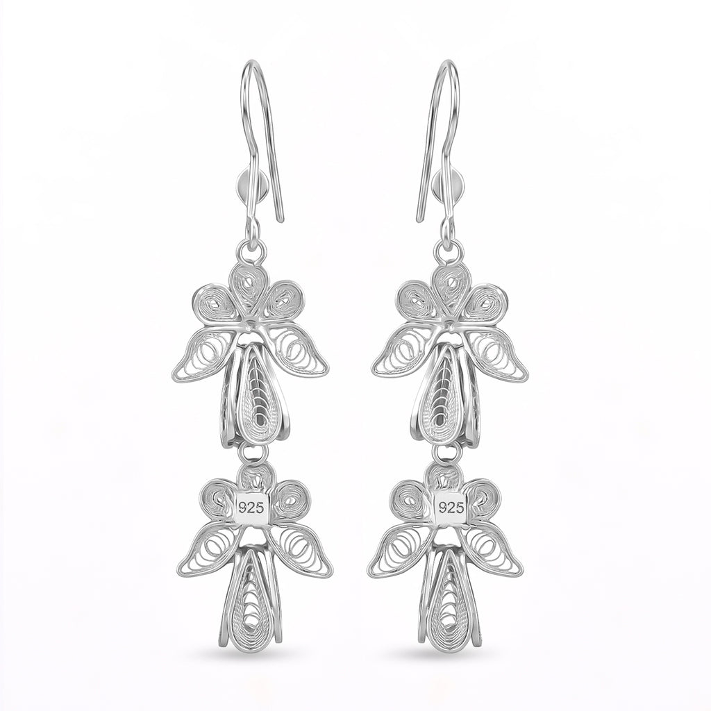 Royal Bali Tarakashi 925 Silber Ohrringe ca