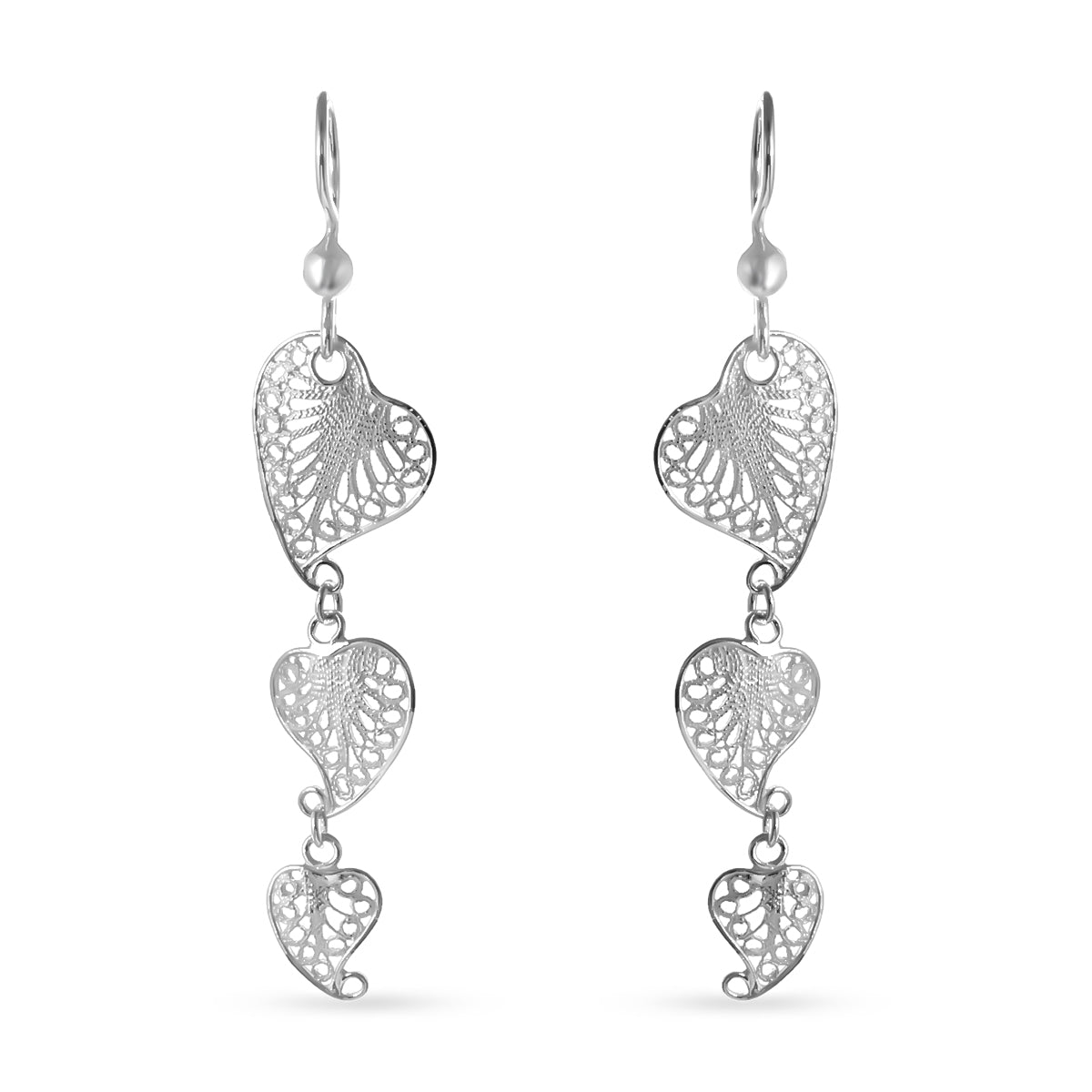 Royal Bali Tarakashi 925 Silber Ohrringe ca.