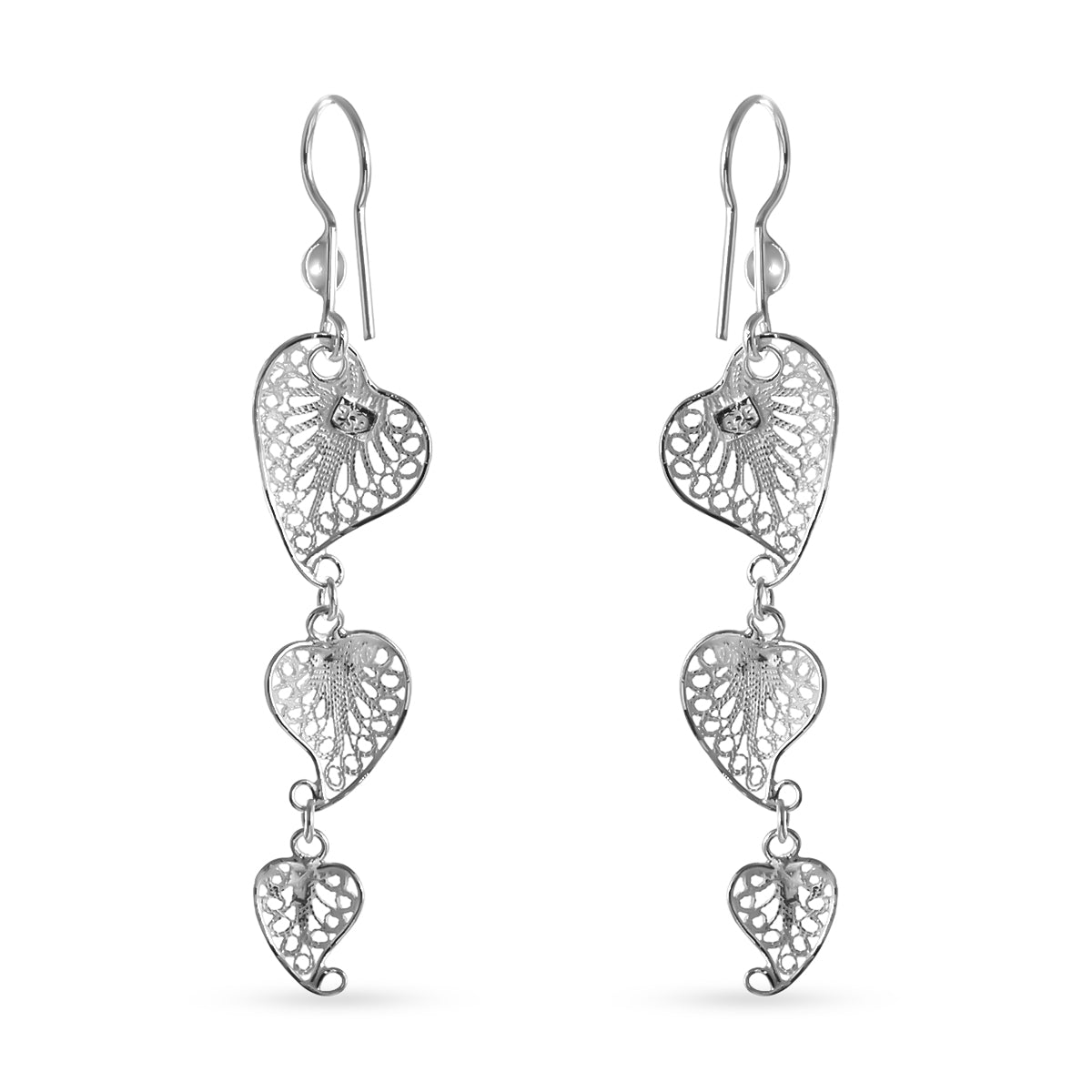 Royal Bali Tarakashi 925 Silber Ohrringe ca.