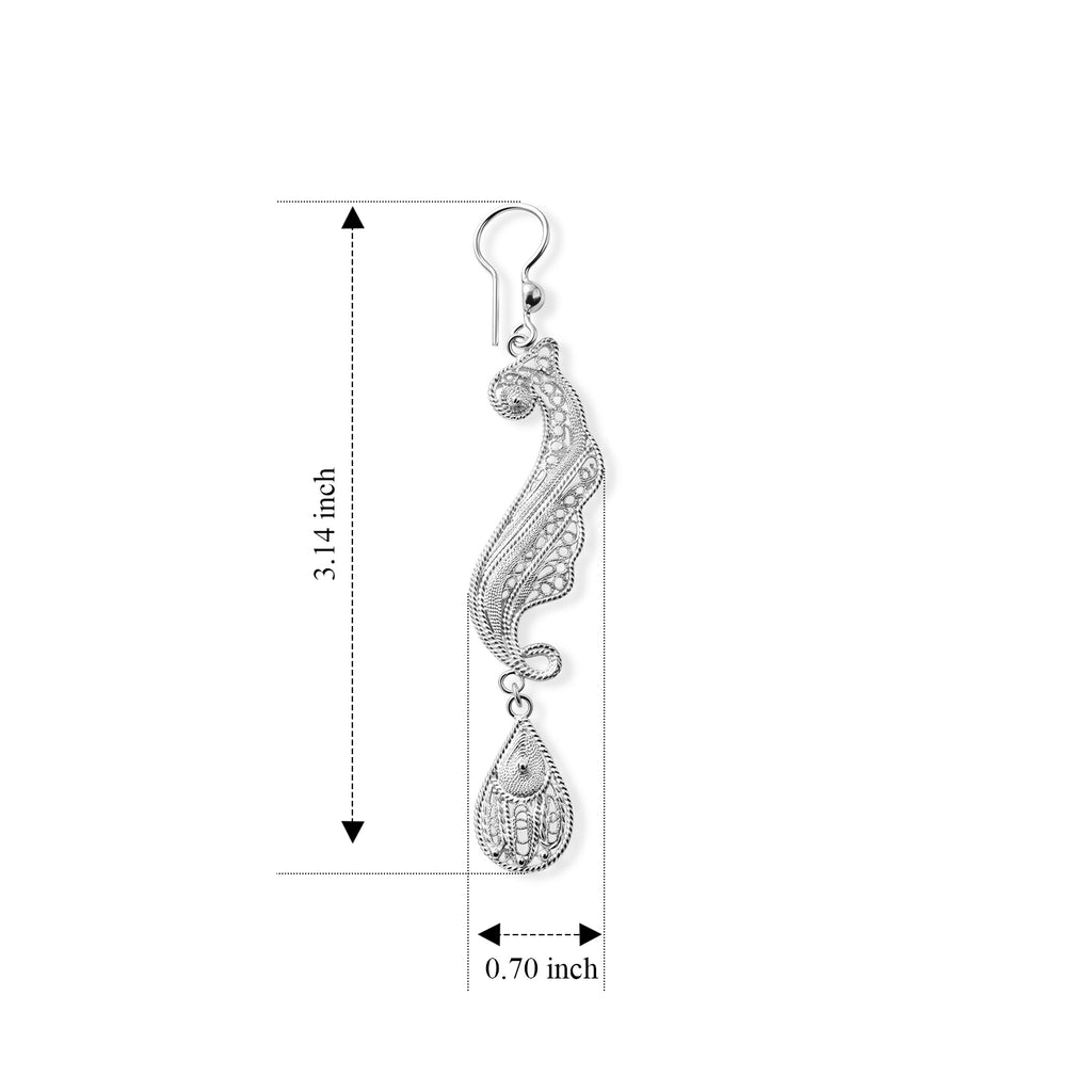 925 Silber Ohrringe 8,81g