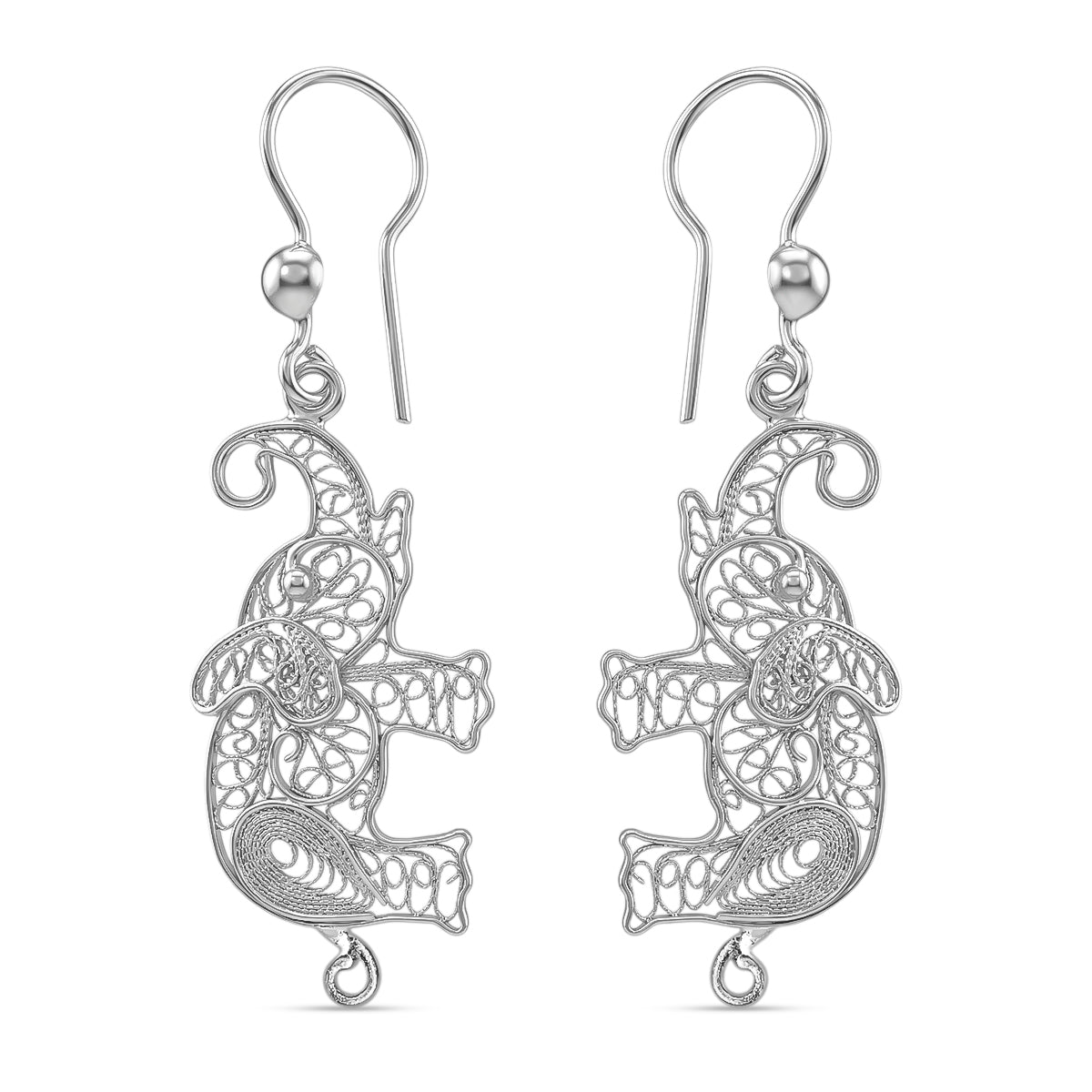 Royal Bali 925 Silber Ohrringe 3,02g