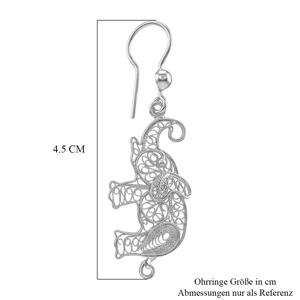 Royal Bali 925 Silber Ohrringe 3,02g