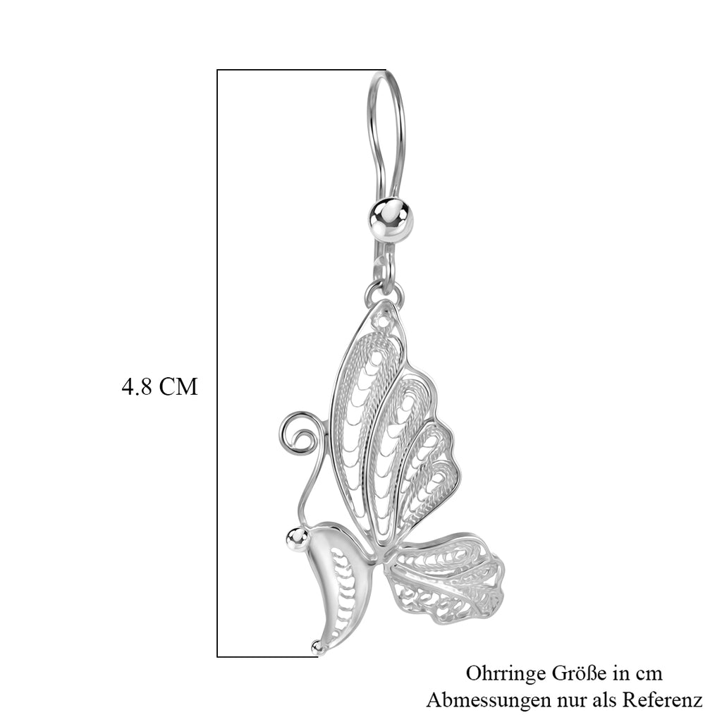 Royal Bali Tarakashi 925 Silber Ohrringe