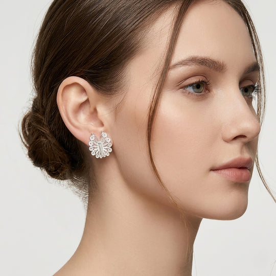 925 Silber Ohrringe 3,86g
