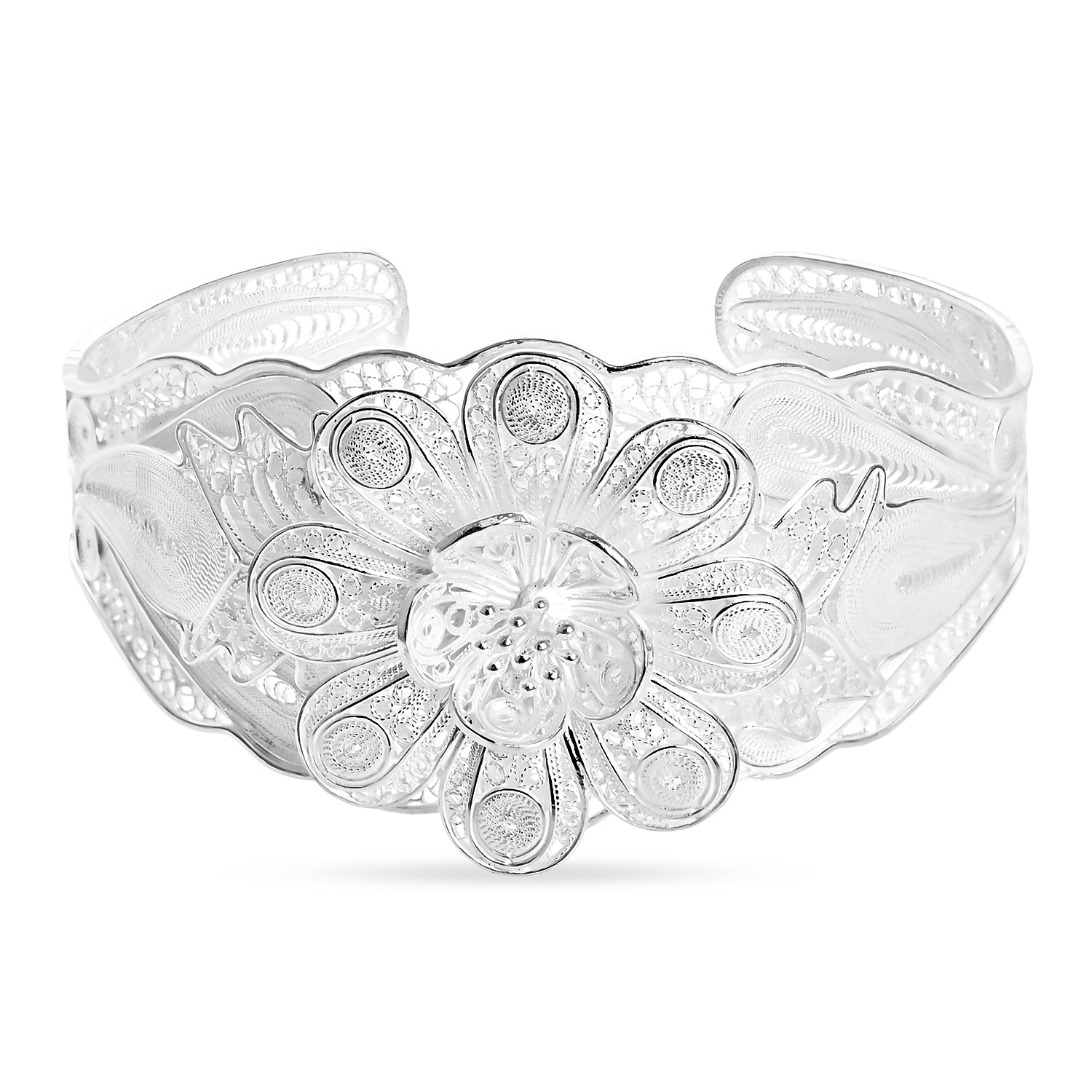 Royal Bali Tarakashi 925 Silber Armreif ca. 19 cm