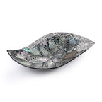 Royal Bali - Abalone Muschel Blattförmige Dekoschale, 925 Silber