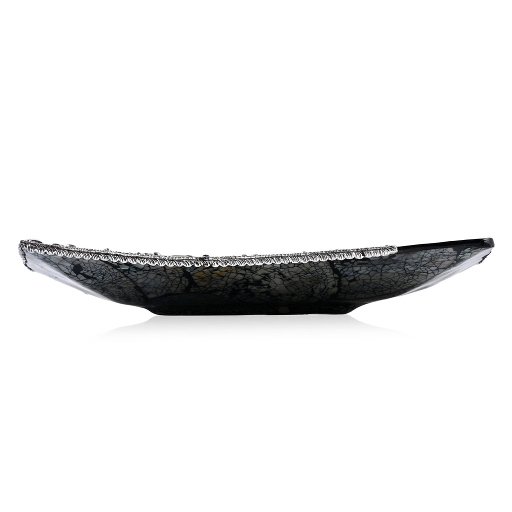 Royal Bali - Abalone Muschel Rechteckige Dekoschale 925 Silber