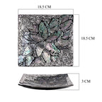 Royal Bali - Abalone Muschel Rechteckige Dekoschale 925 Silber
