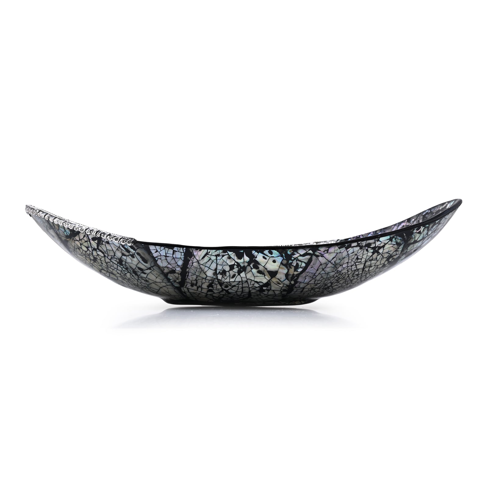 Royal Bali - Abalone Muschel Ovale Dekoschale, 925 Silber