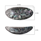Royal Bali - Abalone Muschel Ovale Dekoschale, 925 Silber